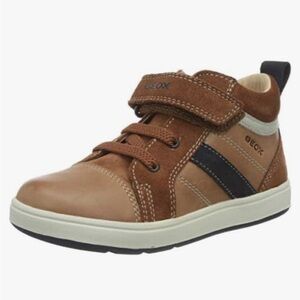 Geox Kids' Tan and Black Sneakers